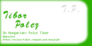tibor polcz business card